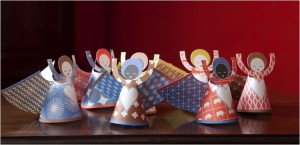 "Christmas Paper Angels"