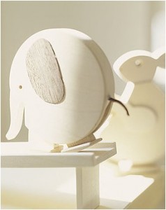 "wooden elephant toy"