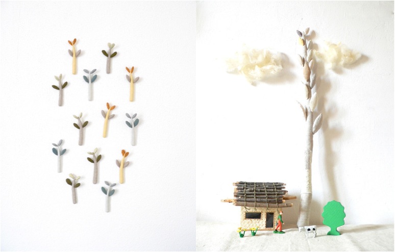 "handmade nursery tree decoration"