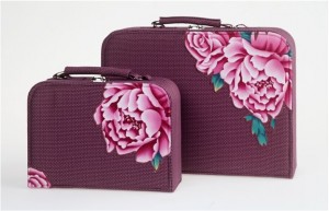 "Zolima plum suitcase"