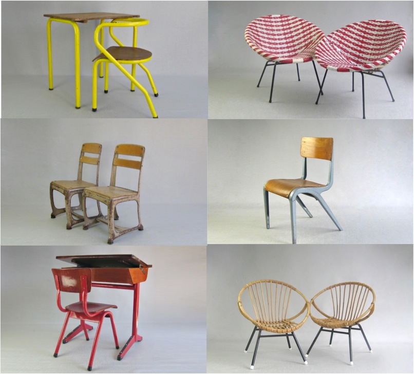 Ebabee Likes Vintage School Desks And Vintage Chairs For Kids