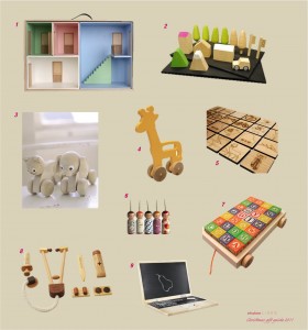 "christmas gift ideas wooden toys for kids"