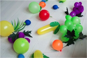 "how to make fruit balloons"