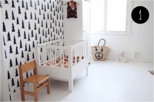 "black and white nursery"