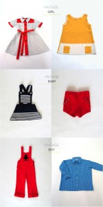 "vintage clothes for children"