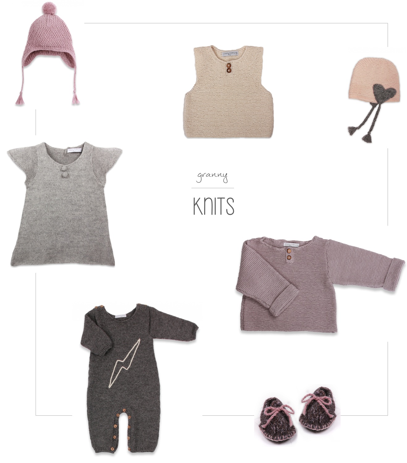 "handknitted baby and kids clothes"