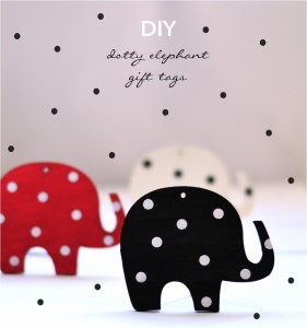 "DIY elephant gift tags"