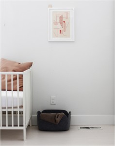 "create a nursery corner in your bedroom"