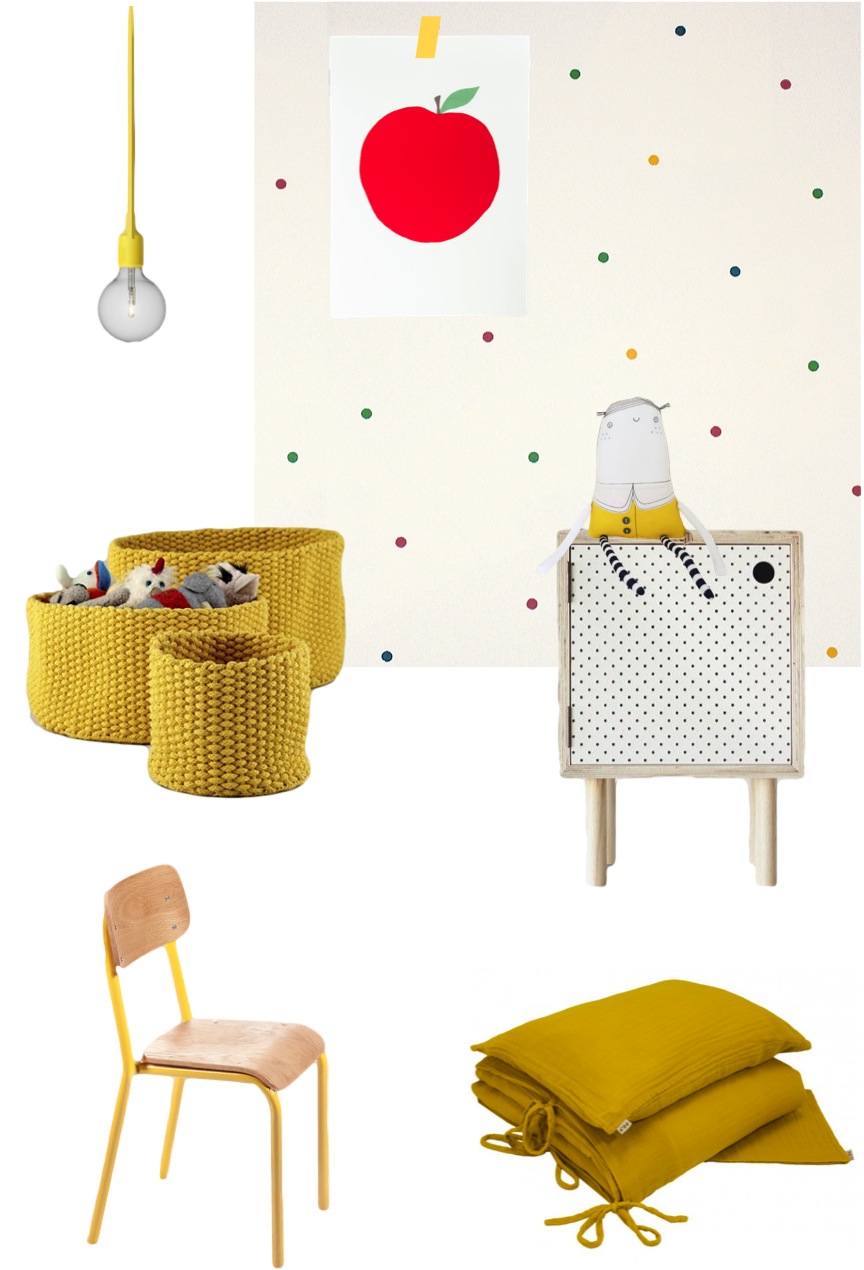 "yellow baby room decor ideas"