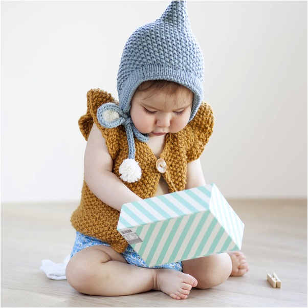 "baby vest cardigan knitting pattern"