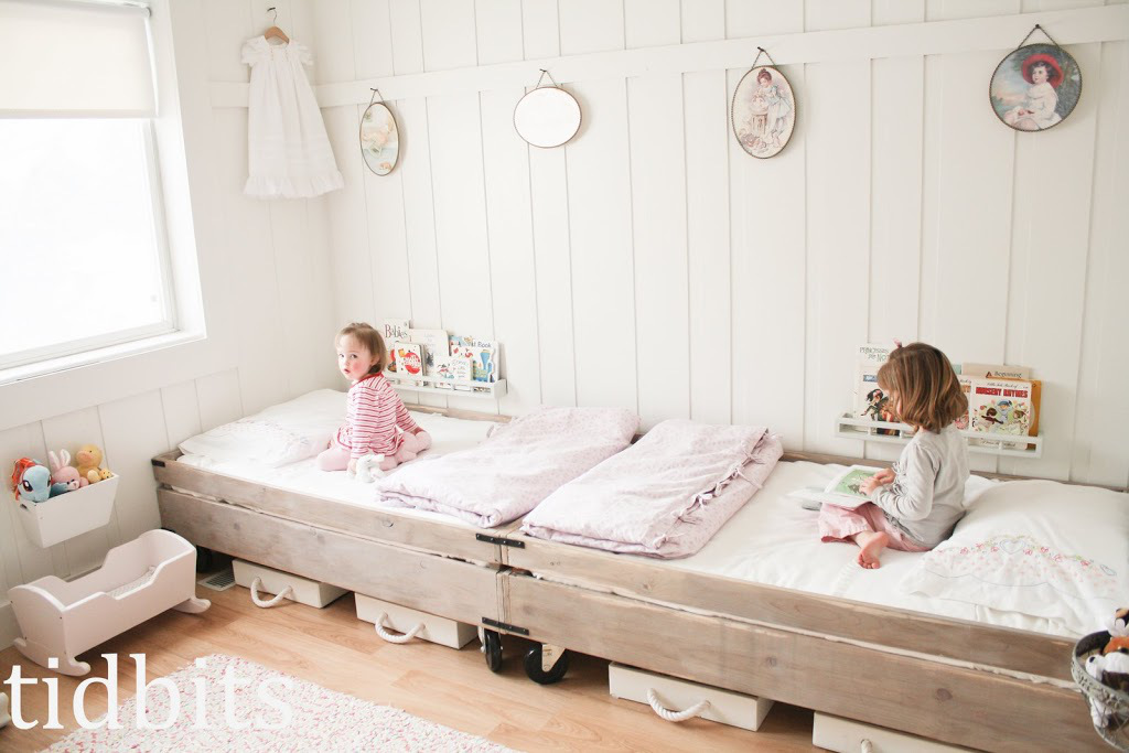 shared kids room small space