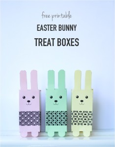 free printable easter boxes