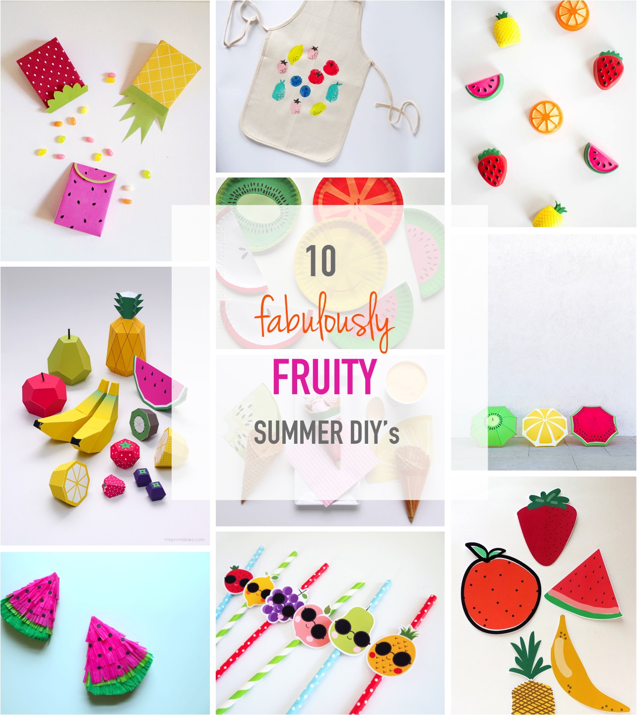 easy fruit crafts for kids