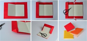 how to cover a notebook