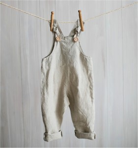 linen baby overalls