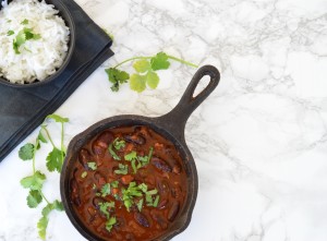 Indian style vegetarian chili