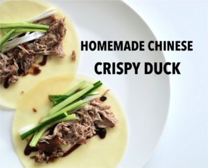 homemade Chinese crispy duck