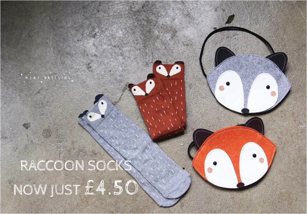 raccoon socks sale